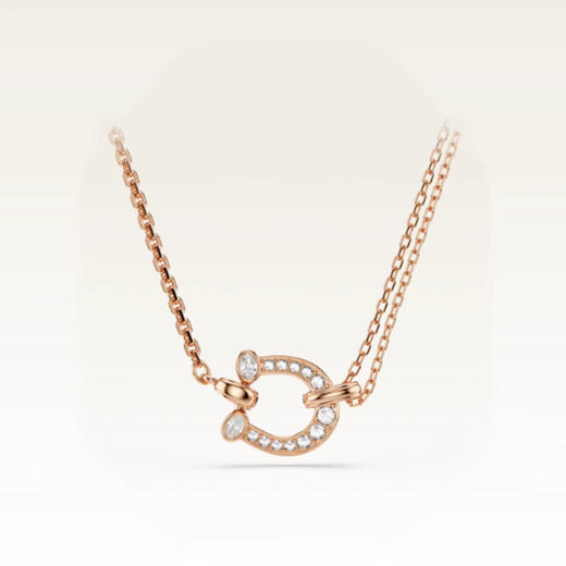 春日限定【抢先购】Symbolica施华洛世奇施家"红"运马蹄项链配饰本命年送礼（5741462 “金”彩马蹄项链） 商品图7