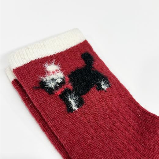 壁虎瑜伽【2601WZ484】加厚羊毛袜保暖中筒袜子【5天发货】 商品图3