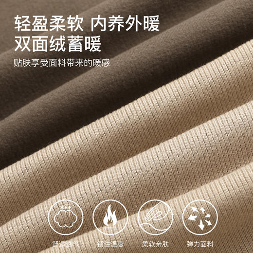 C1-【2件装】【含绵羊毛桑蚕丝】润微带胸垫保暖背心女秋冬打底高弹力修身舒适百搭可外穿背心内衣  雾纱思语 商品图2