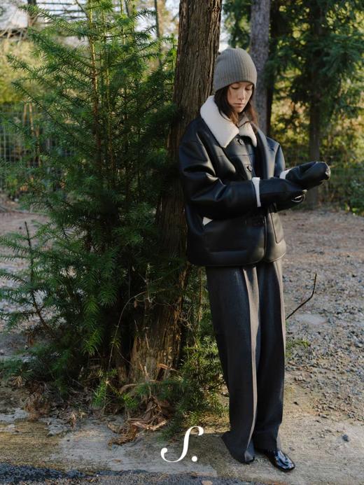 shyshystill/shy202510030/重磅100%绵羊毛厚实柔软质感长裤 商品图1