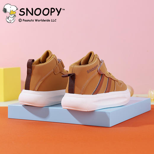 【史努比】儿童休闲鞋男女校园小白鞋高帮运动鞋27-38 商品图5
