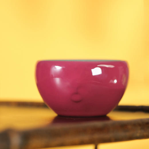 问鼎官窑南官乙巳战鼓杯（胭脂红） 商品图1