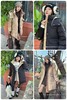H25A6X030#高端连帽立领中长款羽绒服外套 商品缩略图0