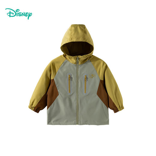 迪士尼（Disney）男童连帽外套潮流户外运动休闲防风拼色外套2026春季新款上衣ZD1FS027 商品图8