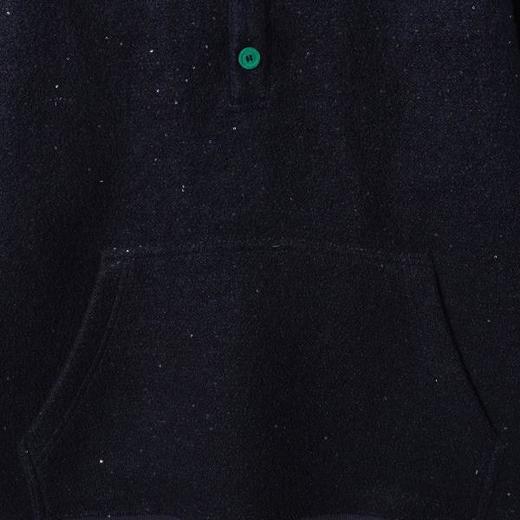 26WY32SDSA男士秋冬新款痞帅男装美式重磅亮片半纽扣连帽卫衣百搭宽松 商品图3