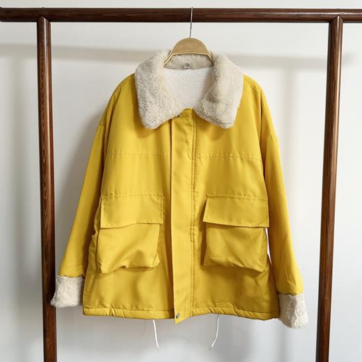 壁虎瑜伽【2601SY473】韩版羊羔毛绒加厚外套【5天发货】 商品图5