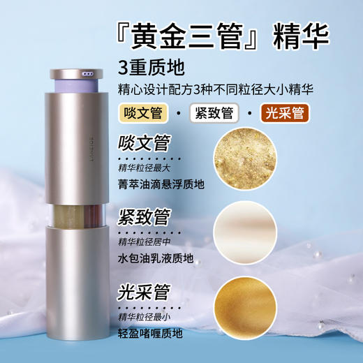 兰芝致美紧颜焕采三重凝萃护肤3件套（水150ml+水30ml+乳130ml+乳30ml+精华露40ml+面霜8ml+精华露2ml*3） 商品图2