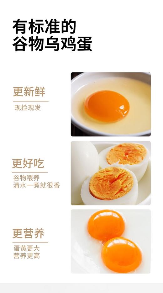 申十一谷物乌鸡蛋绿壳鸡蛋20枚鸡蛋+泡沫盒+稻谷壳JLD103-20枚 商品图2