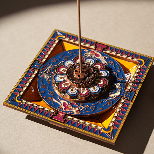 敦煌研究院 【敦煌飞天福愿藻井香盘】 线香室内香插博物馆文创香盘 商品图1