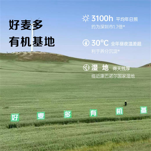 【好麦多国燕一号有机纯燕麦片】甄选有机麦片  牛奶冲泡  口感顺滑  即食速食  从容吃早餐 商品图6