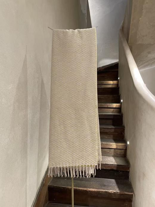 Jai  米黄色库伦羊绒毯 商品图9