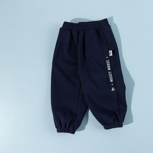 迪士尼（Disney）童装男童束脚长裤潮流帅气肤宽松运动灯笼休闲裤2026春季新款裤子ZD1FK006 商品图4