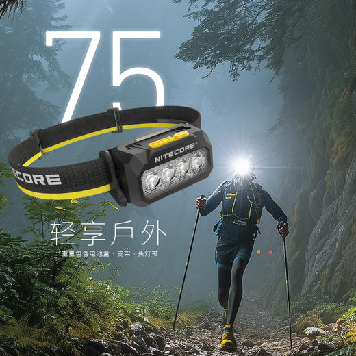 【2026新品】NITECORE奈特科尔HA27UHE户外登山头灯新款官方旗舰 商品图3