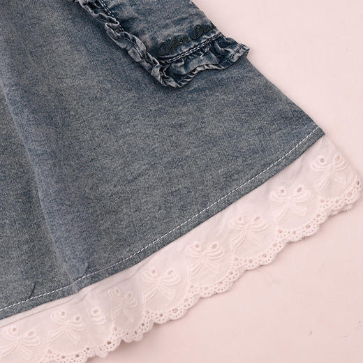 棉果果春季新品女童牛仔裙牛仔吊带裙M122703226121 商品图7