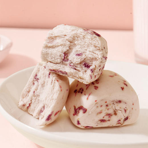 玫瑰小馒头360g（18g*20）  将鲜花和奶粉揉进面团的玫瑰小馒头，口感丰富，健康早餐 商品图3