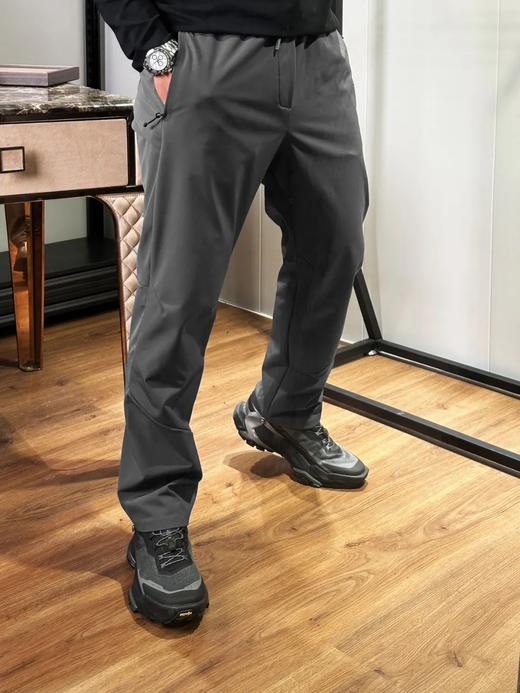 户外男士压胶立体剪裁机能软壳加绒裤 休闲城市户外 商品图1