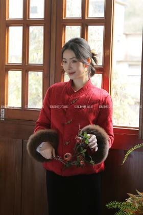 【门店同款】ENJOY冬季“烟火漫春”丹华未央中式羽绒外套 168995911