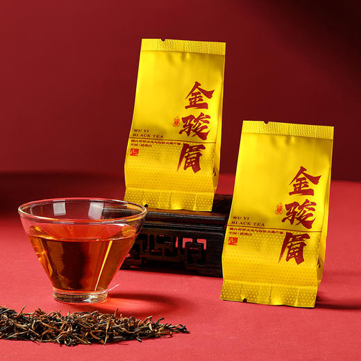 【骏眉臻匣】去寻特级金骏眉茶叶礼盒正宗特级新茶花果香蜜香金俊眉独立小泡袋装180g 商品图1