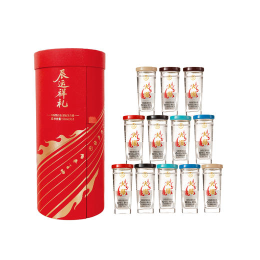 疯抢中！！【春节不打烊】【五粮液总厂出品·辰运祥礼·12生肖酒】42°浓香型白酒 50ml*12瓶/送礼有面儿 商品图8