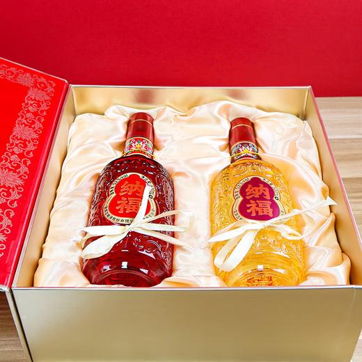 【礼赠佳品】五粮液 纳福 福运畅享 浓香型白酒 52度   500ml*2瓶礼盒装 500ml*2*3整箱 商品图6