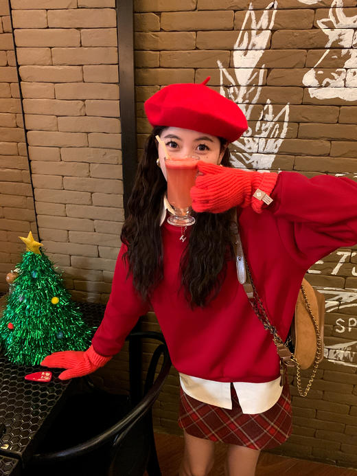 <曾小咸推荐>现货秒杀 ！微信超特价！红色卫衣 日常159.99 立减70 秒杀89.99！！卡其色衬衫  秒杀89.99/件！！ 商品图1