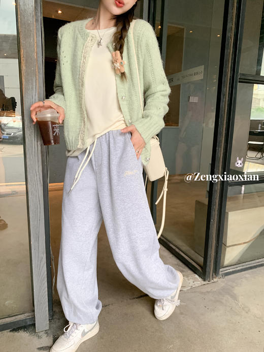 <曾小咸推荐>现货秒杀 ！微信超特价！ 2色腰头撞色束脚休闲裤 日常169.99 立减90 秒杀79.99！！ 商品图12