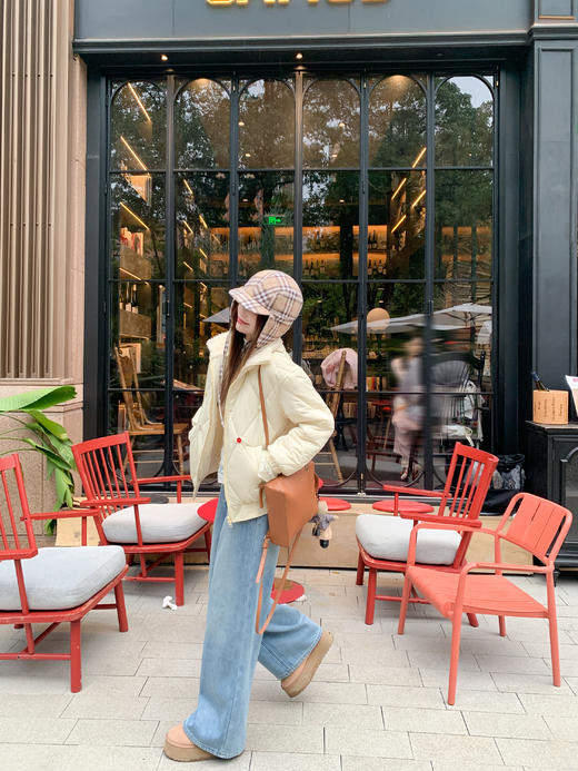 <曾小咸推荐>现货秒杀 ！微信超特价！韩系立领菱格棉衣外套 日常279.99 立减150 秒杀129.99！！ 商品图7