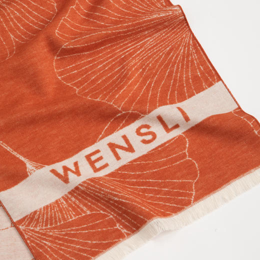 万事利 好事成双 【杏运满满】礼盒两条装 蚕丝丝绒围巾保暖外搭送礼自用 商品图3