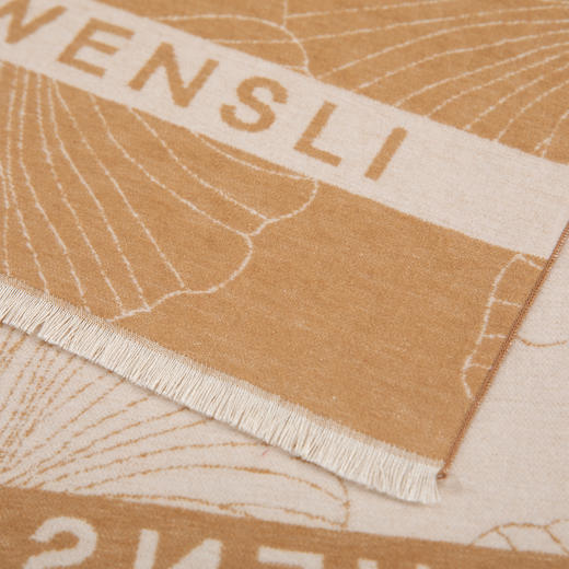 万事利 好事成双 【杏运满满】礼盒两条装 蚕丝丝绒围巾保暖外搭送礼自用 商品图7