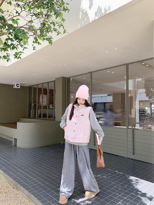 <曾小咸推荐>现货秒杀 ！微信超特价！复古双面穿格子马甲 日常259.99 立减140 秒杀119.99！刺绣卫衣 秒杀99.99！！ 商品图9