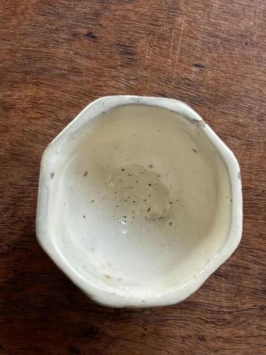 磁州窑白釉印花莲瓣纹八方杯，顺丰包邮 商品图9