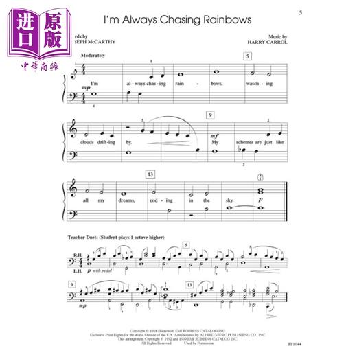 预售 【中商原版】Playtime Piano Jazz & Blues: Level 1 进口艺术 PlayTime 钢琴爵士与布鲁斯 1 级 商品图8