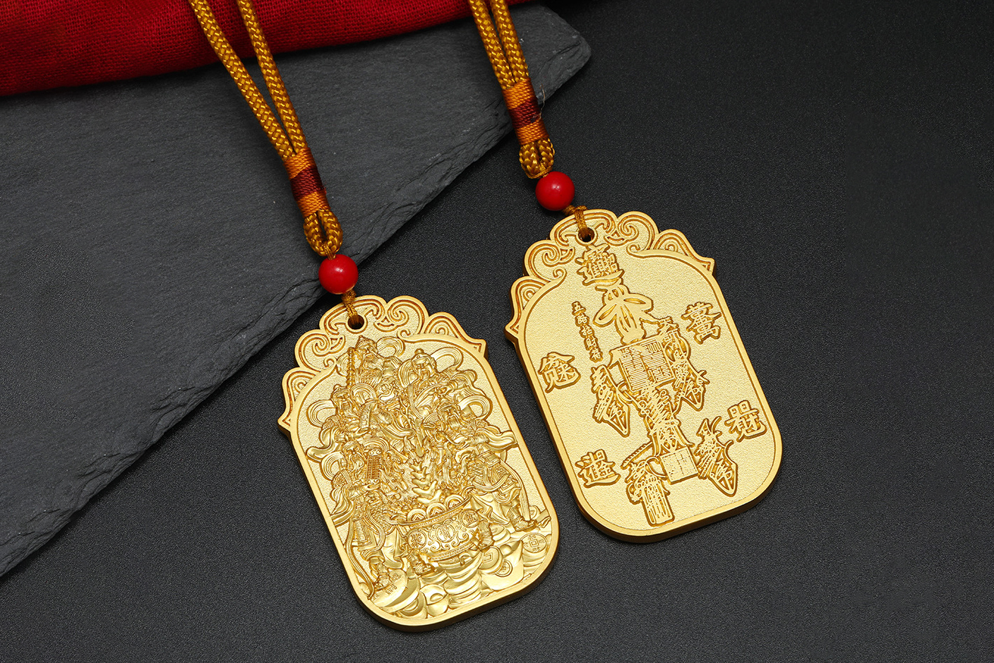 五路财神令牌，财源广进