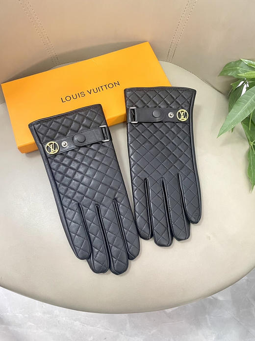 秋冬特惠💰220 LV新款触屏手套 男士手套 高档羊皮手套 商品图2