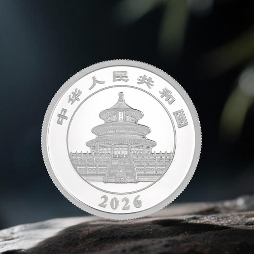 2026年熊猫150克银币带盒 商品图1