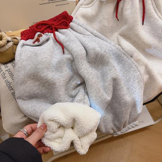 【🧨马到福来~亲子款加厚羊驼绒】冬季加绒裤儿童卫裤新款休闲运动裤聚 商品图4