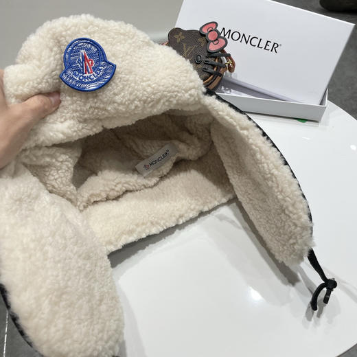 秋冬特惠💰180 蒙口冬季复古翻毛皮飞行员帽子男女保暖护脖雷锋帽加绒护耳骑行防寒帽 商品图1