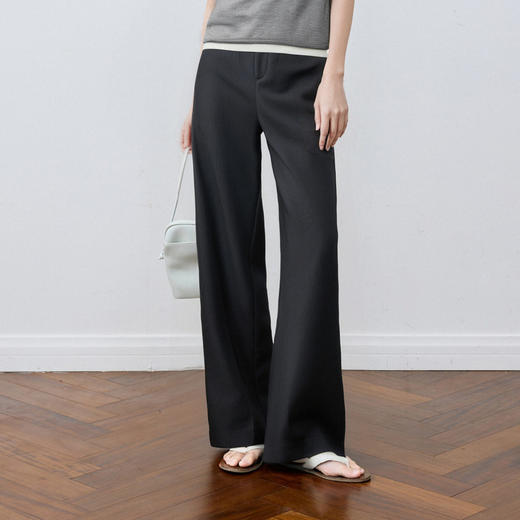 【商场同款】诗凡黎气质显瘦西装裤25秋新款休闲长裤女3G7251131 商品图0