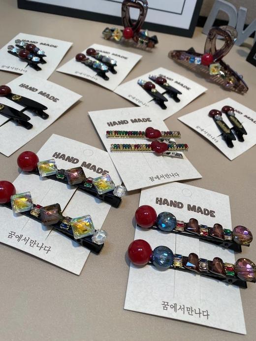 CBL【新年色系出口韩国发饰】五彩缤纷的色调敲吸睛！blingbling戴上温柔又优雅～ 商品图0