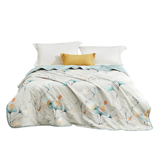 罗莱月冉晓杏全棉可水洗夏被180*200【分仓直发，72小时发货，周末节假日不发货】 商品图11