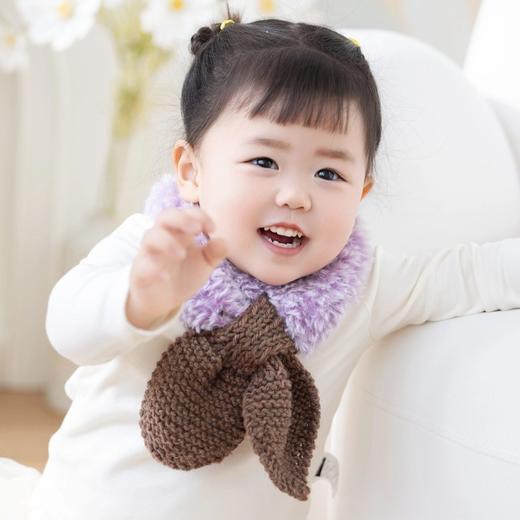 苏苏姐家绒意晏晏亲子围脖套装手工diy编织棒针毛线团材料包 商品图1