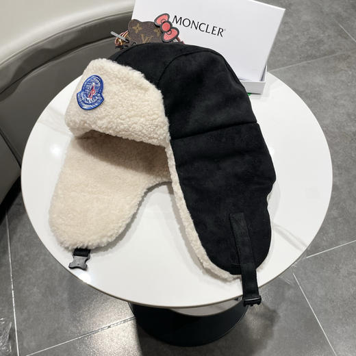 秋冬特惠💰180 蒙口冬季复古翻毛皮飞行员帽子男女保暖护脖雷锋帽加绒护耳骑行防寒帽 商品图3