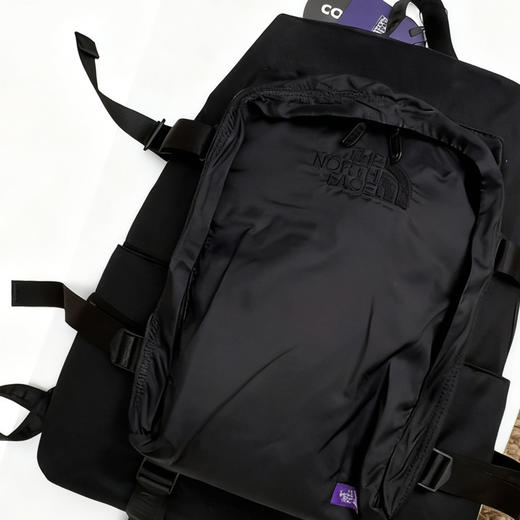 TheNorthFace 北面紫标双肩包。黑色。灰色 商品图8