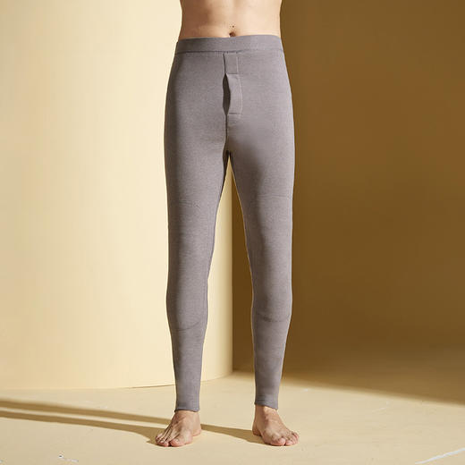 🌸【预售5天】采用自发热面料 ，无骨拼接的做工工艺，耐穿不起球💖大牌品质，值得信赖 ！【 男款（A1188）草本初色加厚暖绒锁温护膝亲肤裤情侣款 】👏 商品图7