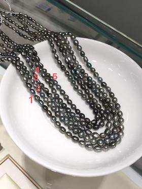 【私席真珠·新年盛宴】圆润润的Keshi黑妹～孤品各1条