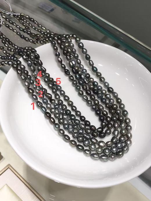 【私席真珠·新年盛宴】圆润润的Keshi黑妹～孤品各1条 商品图0