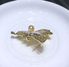 【私席真珠·新年盛宴】南洋金珍珠胸针 合金镶嵌母贝锆石 8-9mm 圆 商品缩略图3