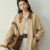 【严选】诗凡黎巴恩风灯芯绒翻领风衣2026春新款经典一手长宽松夹克外套女7H1260231 商品缩略图2