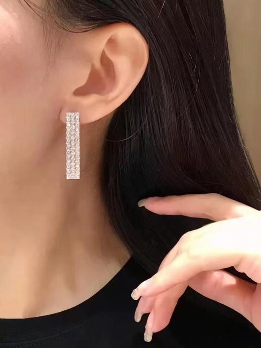 【私席真珠·新年盛宴】18K金镶钻白珍珠耳针，11-12mm珠，两戴款，珍珠可拆卸，孤品 商品图4