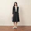 【商场同款】诗凡黎立体压褶半身裙25秋新款显瘦裙子女3G8341421 商品缩略图1